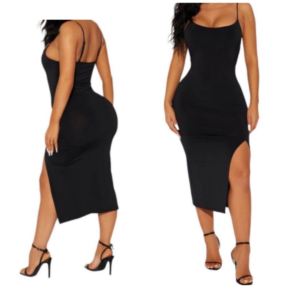 Elegant Black Sleeveless Dress